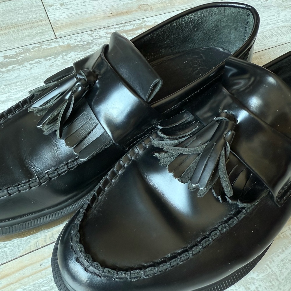 ***SOLD***Dr. Martens Black Tassel Loafers